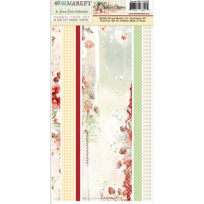 49 &amp; Market - Nature's Haven Collection - Fabric Tape Set - JNH33205 - 12 Strips - 6" x 12"