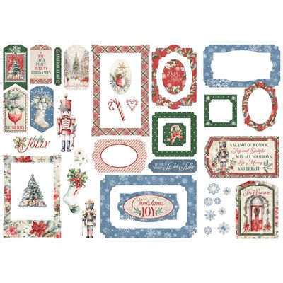 Graphic 45 - Deck The Halls Collection - Tags &amp; Frames - 4503097