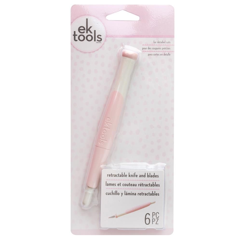 EK Success - Tools - Retractable Craft Knife - Pink - E54000020