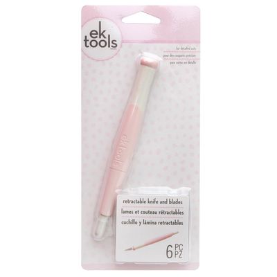 EK Success - Tools - Retractable Craft Knife - Pink - E54000020