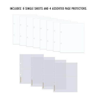 49 &amp; Market - Foundations Essential Binder - White - 9.25" x 9" - FAB32895