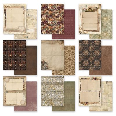 49 &amp; Market - Nostalgic Memories Collection - 6" x 8" - Paper Pack- DNM33823 - 27 Sheets