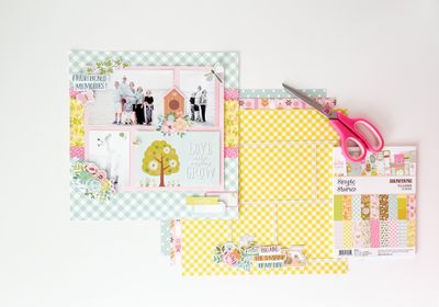 Simple Stories - Simple Pages - #1 - Templates  - SPT15827 - 2x 3"X4" &amp; 2x 4"X6"