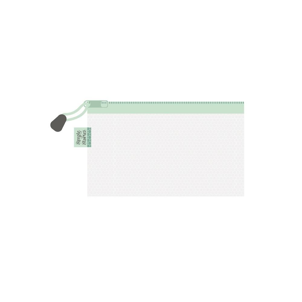 Simple Stories - Zippered Storage - Small - 10" x 6" - Mint -25685