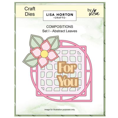 Lisa Horton Crafts - Compositions - Set I - Abstract Leaves - LHCCD348 - 20 dies