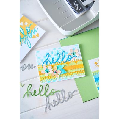 Sizzix & Vicki Boutin - Thinlits - Double Edges Die Set - 667072 - 3 pcs