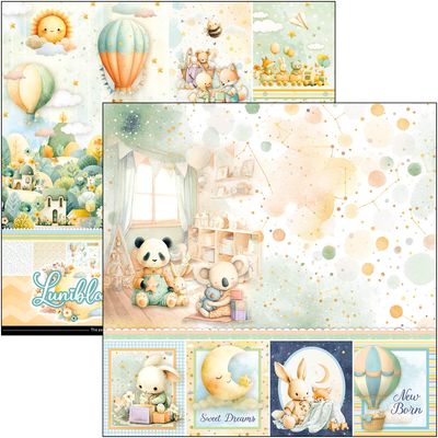 Ciao Bella - Lunibloom Collection - 12 x 12 Paper Pack - CBPM093 - 12 Papers