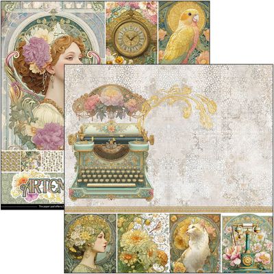 Ciao Bella - Artemis Collection - 12 x 12 Paper Pack - CBPM094 - 12 Papers