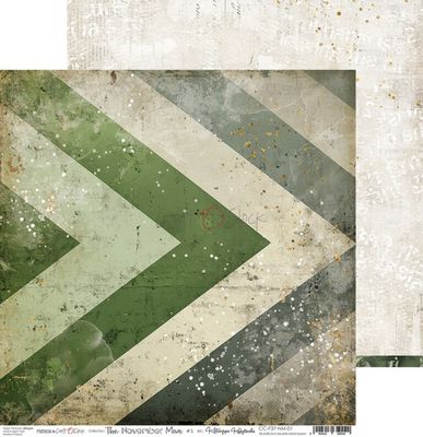 Craft O Clock - The November Man - 12 x 12 Paper Pack - 6 Sheets - CC-F37-NM-00