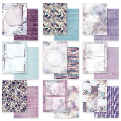 49 &amp; Market - Plume &amp; Petal Collection - 6" x 8" - Paper Pad - DPP35070 - 27 Sheets
