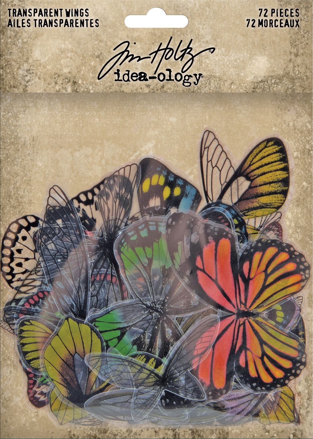 Tim Holtz - idea-ology - Transparent Wings - TH93785 - 72 pcs