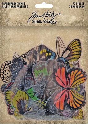 Tim Holtz - idea-ology - Transparent Wings - TH93785 - 72 pcs