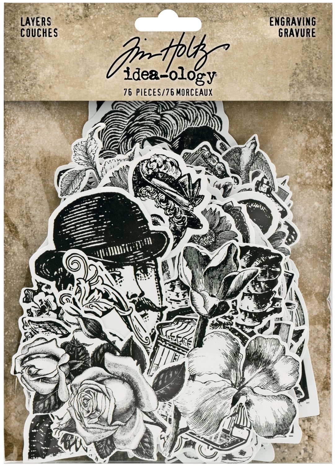 Tim Holtz - idea-ology - Engraving Layers - TH94125 - 76Pcs