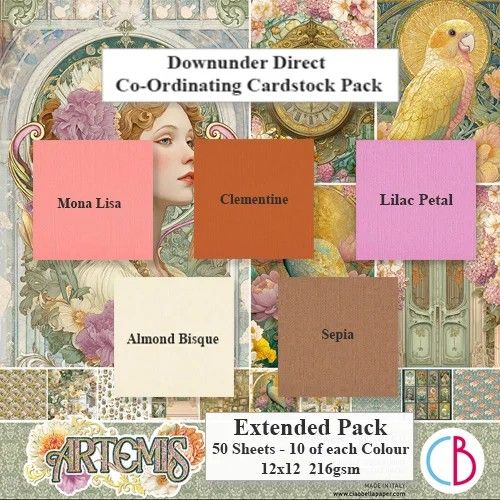 Ciao Bella - Artemis Collection - Extended Cardstock Pack - 12 x 12 - 10 Pack