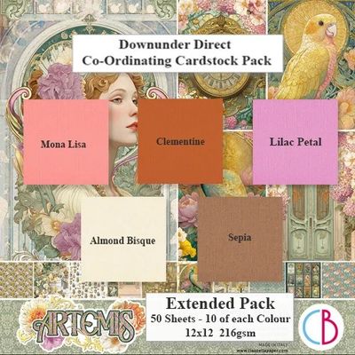 Ciao Bella - Artemis Collection - Extended Cardstock Pack - 12 x 12 - 10 Pack