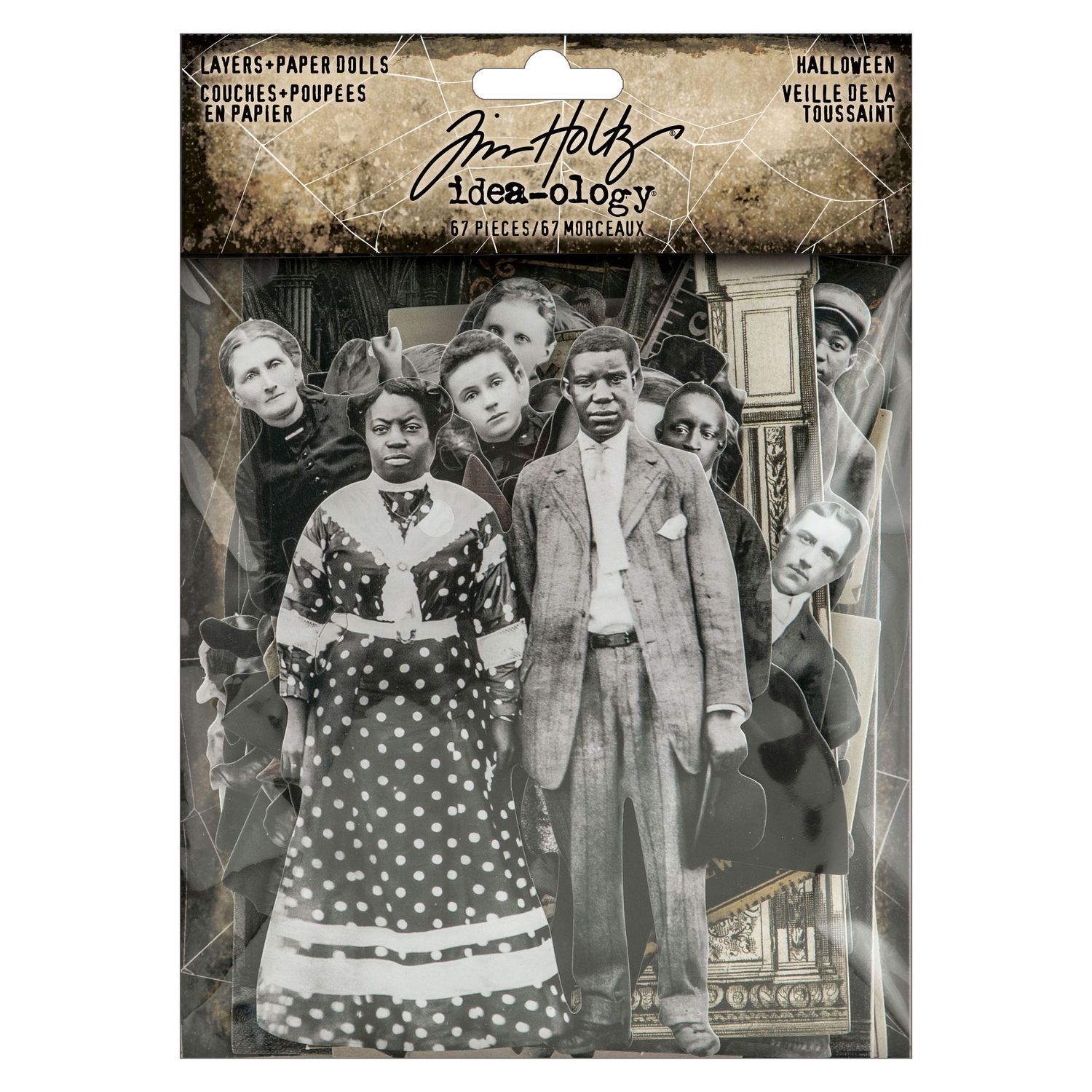 Tim Holtz - idea-ology - Layers &amp; Paper Dolls - TH94441 - 57 pcs