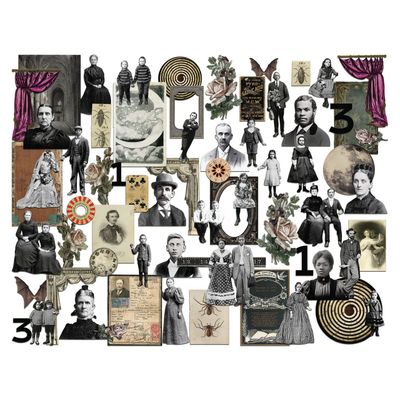 Tim Holtz - idea-ology - Layers &amp; Paper Dolls - TH94441 - 57 pcs