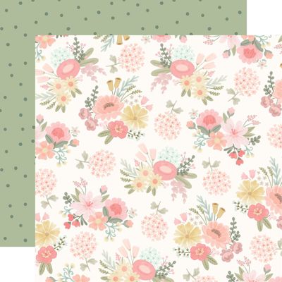 Carta Bella - Little Lullabies Collection - Baby Girl - 12" x 12" Paper Pack - CBLUG486016 - 12 Sheets (inc 12 x 12 sticker sheet)