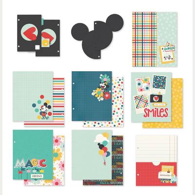 Simple Stories - Say Cheese Happiest Place - Binder Inserts - 6" x 8" Album Inserts - 26233