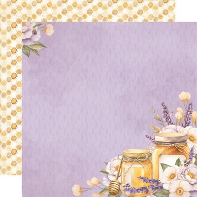 Simple Stories - Lavender Fields Collection - 12" x 12" Paper Pack - 2600 - Inc 12 x 12 sticker sheet - 63 pcs