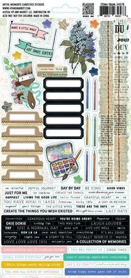 49 &amp; Market - Artful Moments Collection - Cardstock Stickers - VBAM34578 - 2 Sheets - 6" x 12"