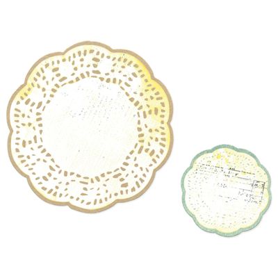 49 &amp; Market - Sizzix - Thinlets - Doily Duo  - 667059 -  4 pcs