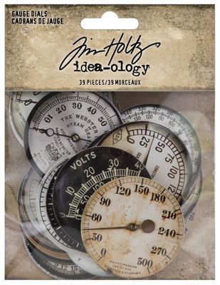 Tim  Holtz - idea-ology - Gauge Dials - TH94225 - 39 pcs