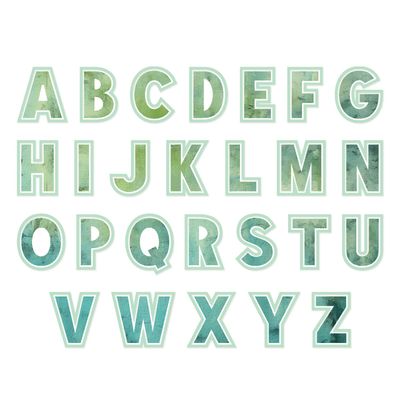 49 &amp; Market &amp; Sizzix - Thinlets - This &amp; That 2 Inch Alphabet Dies  - 666951 - 52 pcs