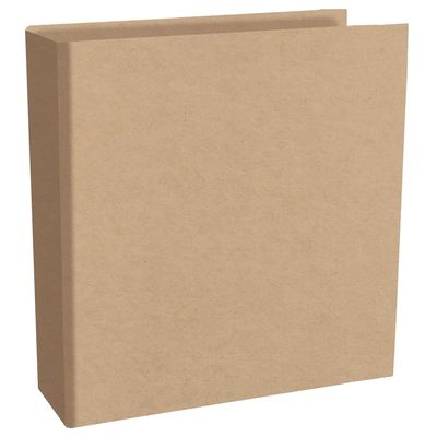 Simple Stories - Sn@p Binders - Kraft - 6" x 8" - D-Ring - 13337