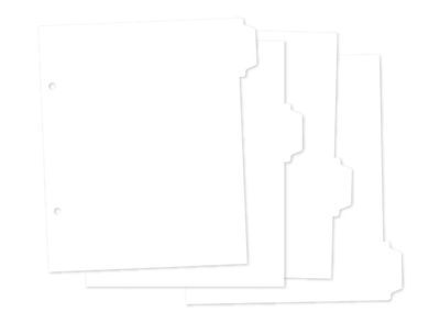 Simple Stories - Sn@p Accessories - Binder Inserts - 6" x 8" - Tabbed - 13333- 4 pcs