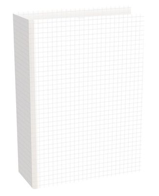 Simple Stories - Sn@p Binders - White Grid Pattern - 4" x 6" - D-Ring - 13334