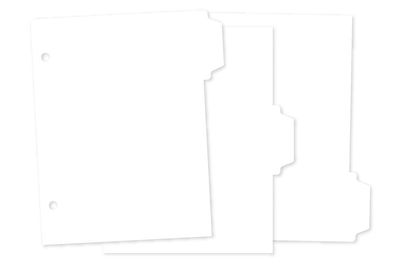 Simple Stories - Sn@p Accessories - Binder Inserts - 4" x 6" - Tabbed - 13332- 3 pcs