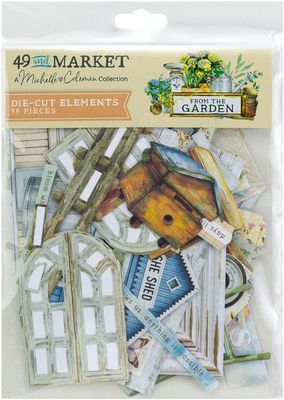 49 &amp; Market - From The Garden Collection - Ephemera Set - FTG35445 - 99 pcs