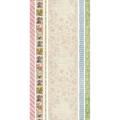 49 & Market - From The Garden Collection - Washi Tape - 6" x 12" - FTG35476 - 2 sheets