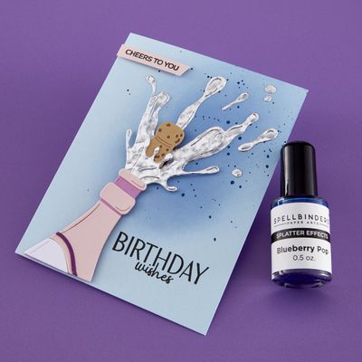 Spellbinders Paper Arts - Splatter Effects - Blueberry - SCSI-005 0.5OZ