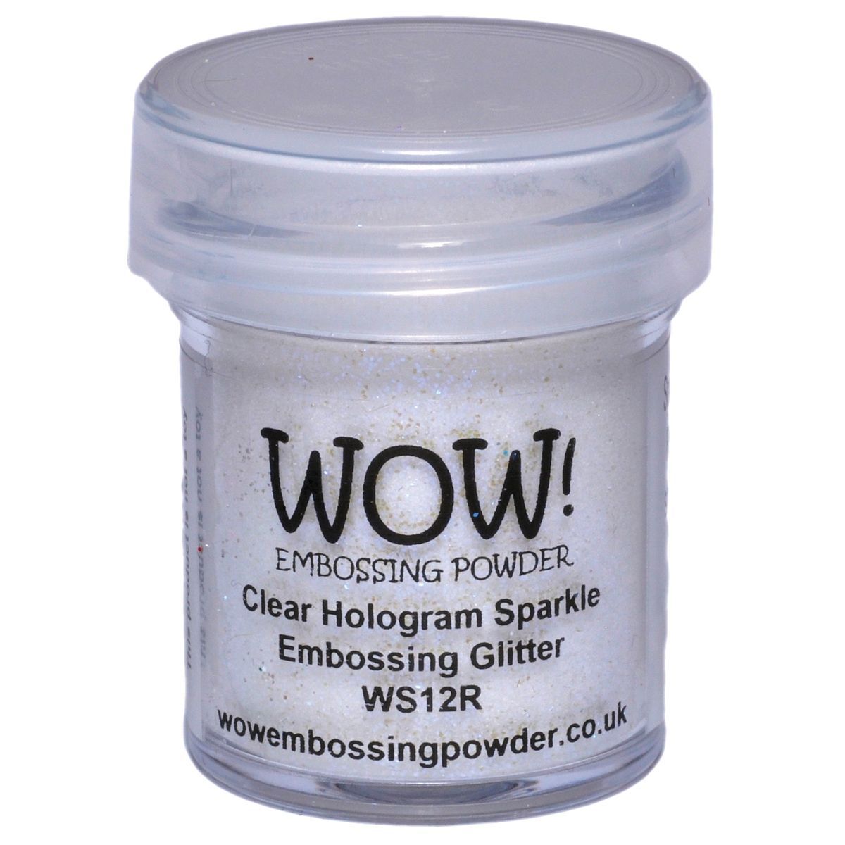 WOW - Embossing Powders - Clear Hologram Sparkle Regular - WS12R