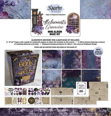 3 Quarter Designs - 12 x 12 Paper Pack - Alchemists Grimoire