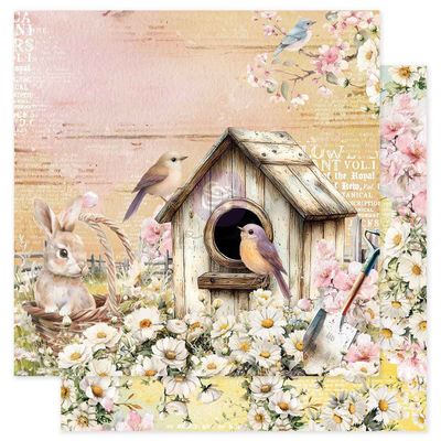 Prima Marketing - 3 Girls Tale - Among The Wildflowers Collection - 12" x 12" Paper Pad - 682224 - 14pcs