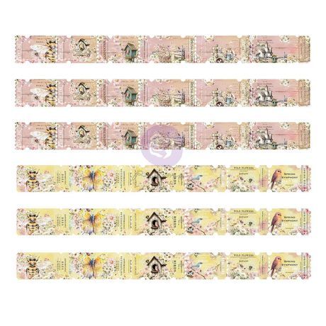 Prima Marketing - 3 Girls Tale - Among The Wildflowers Collection - Ticket Strips  - 682323