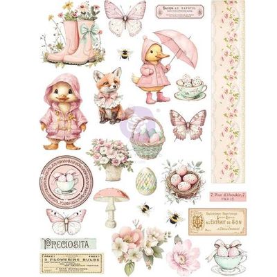 Prima Marketing - Frank Garcia - Sweet Spring Collection - A4 - Transfer Sheet - 982157