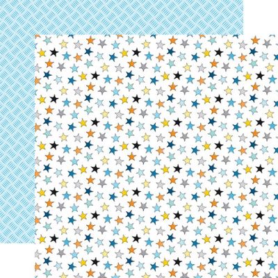 Echo Park Paper Co - Little Builder - 12 x 12 Paper Pack - LB408016 - 12 Sheets Plus Stickers