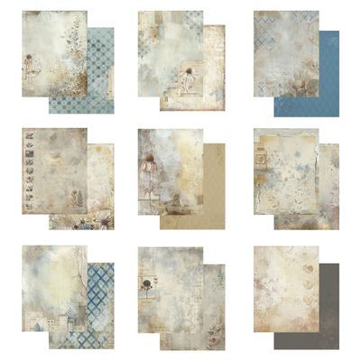 49 &amp; Market - Faded Memory Lane Collection - 6" x 8" Paper Pad - FML35520 -
