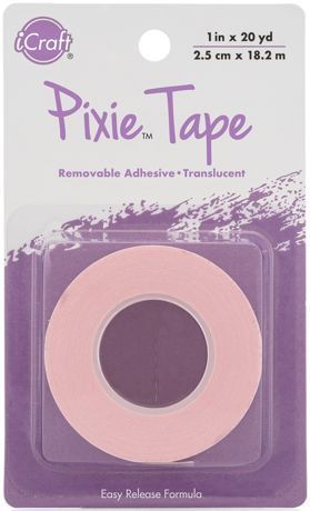 iCraft - Pixie Tape - Removable - 1" (2.5cm) x 20 yards (91 cm ) - 3399