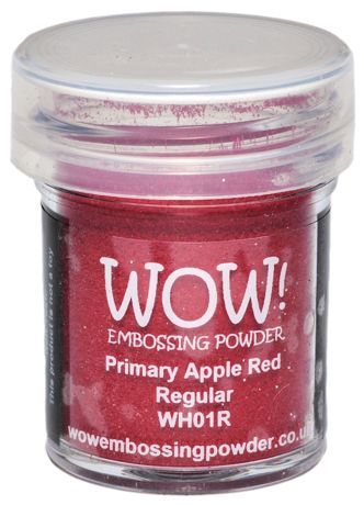 WOW - Embossing Powder - Primary Red Apple - WH01R - 15ml / 1oz