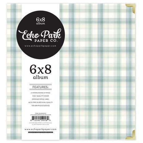 Carta Bella - Little Lullabies Collection - Little Gentleman - Sn@p Binder - 6" x 8" - D Ring - CBLUB485070 - 10 Pocket pages
