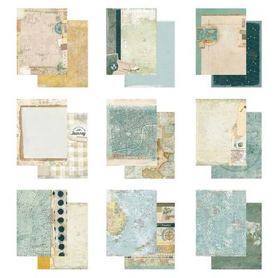 49 &amp; Market - Travel Diaries Collection - By Michelle Coleman - 6" x 8" - Paper Pack - MTD35766 - 27 sheets
