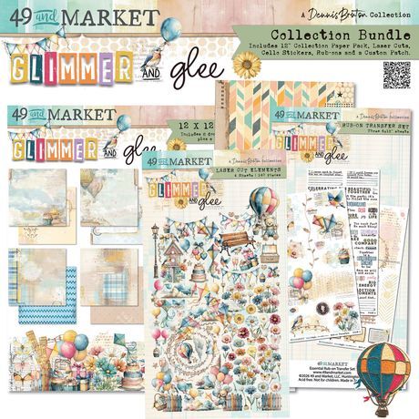 49 &amp; Market - Glimmer &amp; Glee Collection - Bundle with Patch - DGG35957