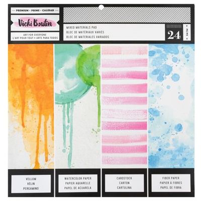 Vicki Boutin - Mixed Media - Paper Pad - 12" x 12" - 34031497 - 24 sheets