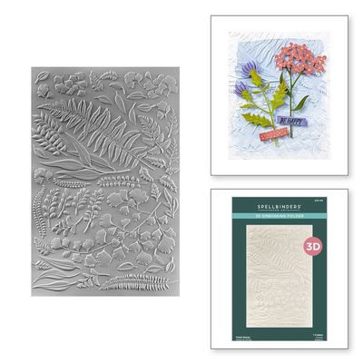 Spellbinders Paper Arts - 3D Embossing Folder - Field Notes - E3D-106