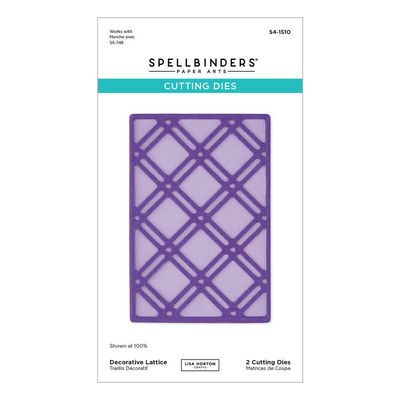 Spellbinders Paper Arts - Etched Die - Decorative lattice - S4-1510 2pcs